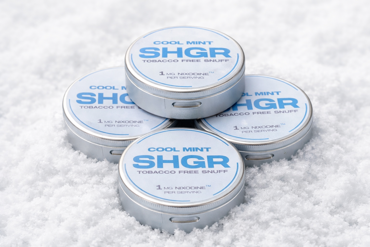 SHGR Snuff 1mg - Cool Mint 5 Pack – The SHGR Snuff Company